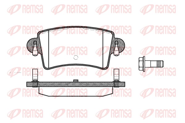Placute frana REMSA 0833.00