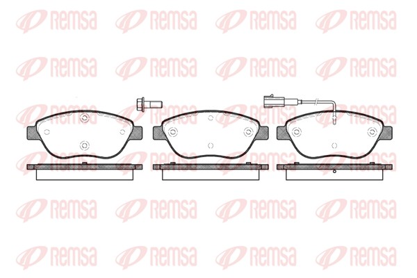Placute frana REMSA 0859.01