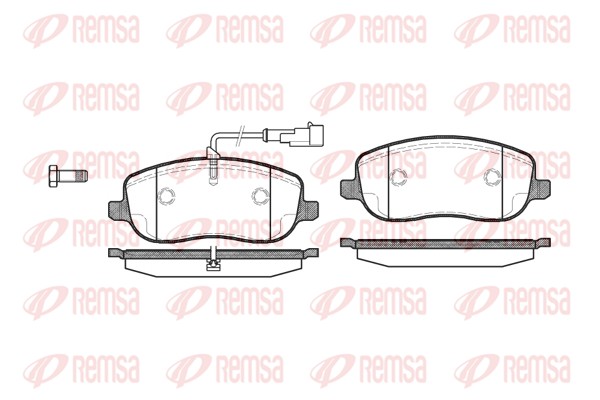 Placute frana REMSA 0879.31