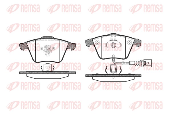 Placute frana REMSA 0964.32