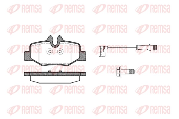 Placute frana REMSA 1110.02