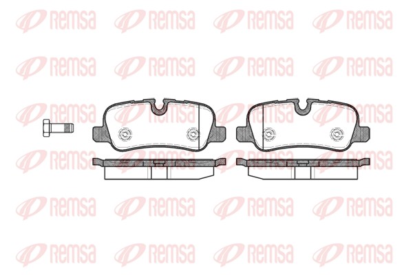 Placute frana REMSA 1159.00
