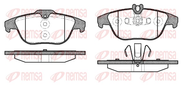 Placute frana REMSA 1305.20