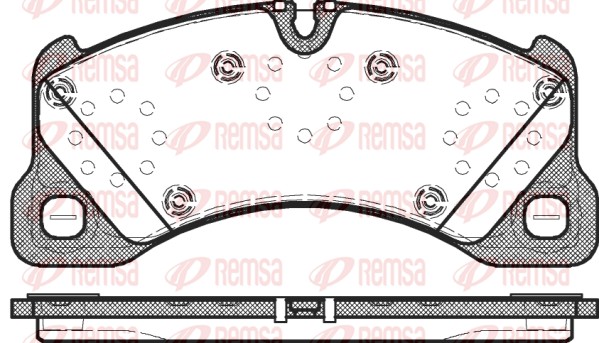 Placute frana REMSA 1345.00