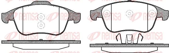 Placute frana REMSA 1350.10