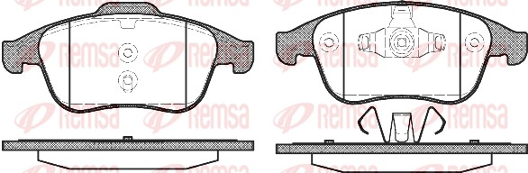 Placute frana REMSA 1389.00