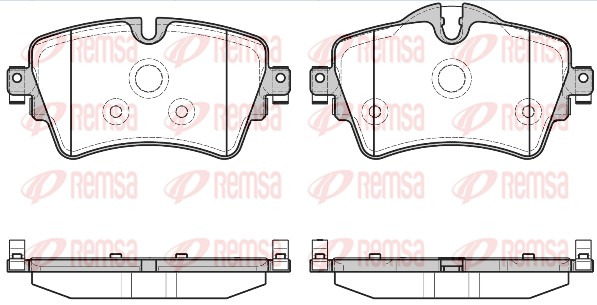 Placute frana REMSA 1599.08