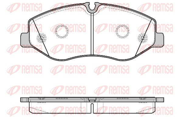 Placute frana REMSA 1623.00