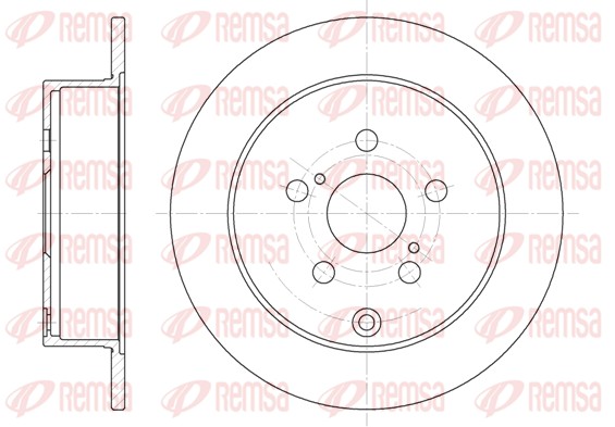 Disc frana REMSA 61168.00