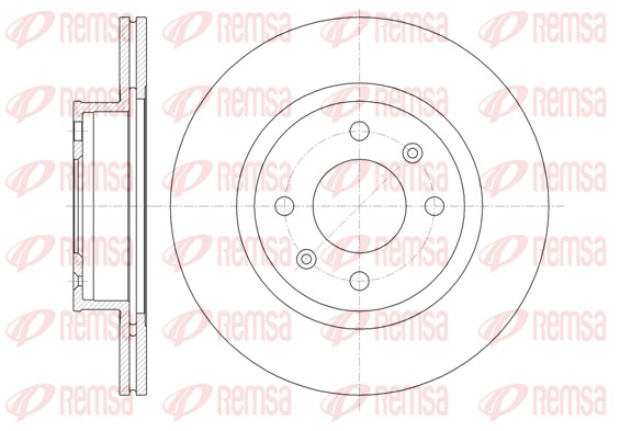 Disc frana REMSA 61365.10