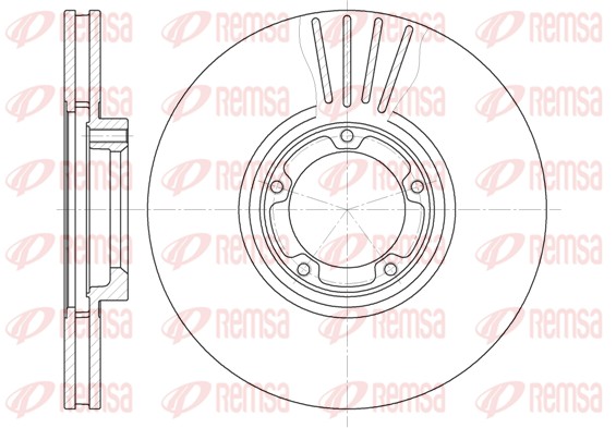 Disc frana REMSA 6519.10