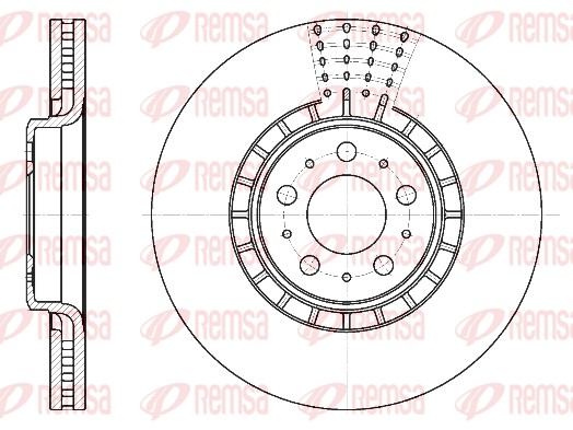 Disc frana REMSA 6768.10