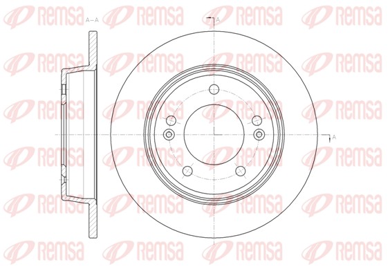 Disc frana REMSA 61435.00