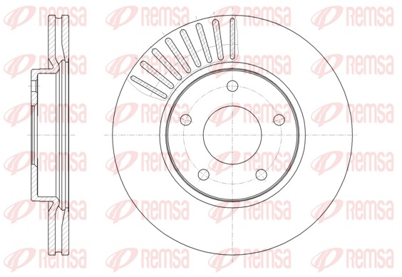 Disc frana REMSA 61466.10