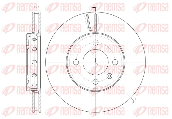 Disc frana REMSA 61484.10