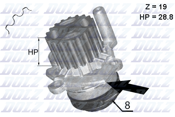Pompa de apa DOLZ A224