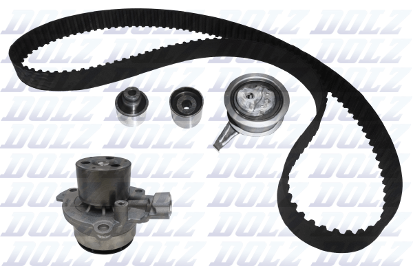 Set pompa apa + curea dintata SKODA OCTAVIA III (5E3, NL3, NR3) 1.6 TDI  diesel 110 cai DOLZ KD153V