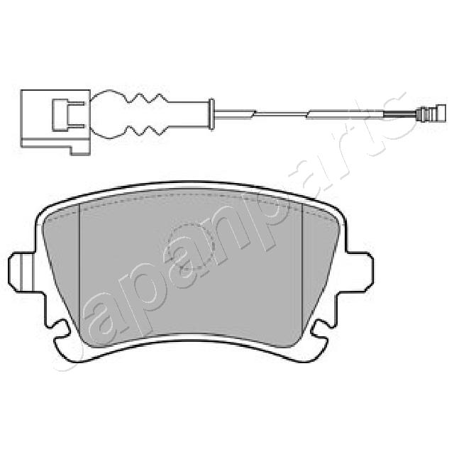 Placute frana JAPANPARTS PP-0922AF