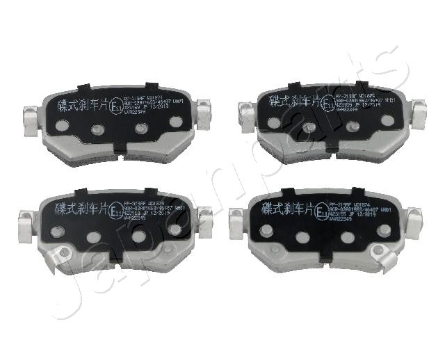 Placute frana JAPANPARTS PP-319AF