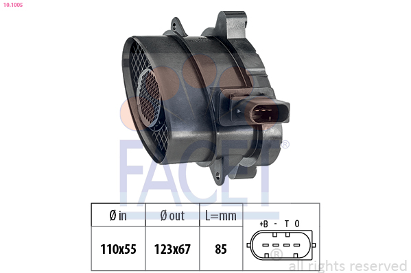 Senzor debit aer FACET 10.1005