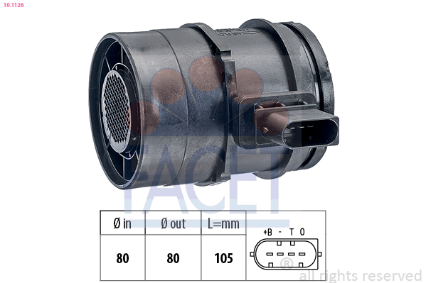 Senzor debit aer FACET 10.1126
