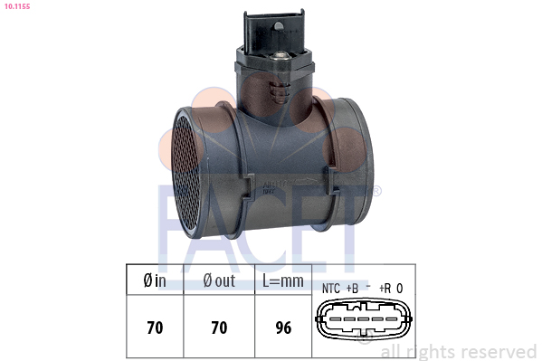 Senzor debit aer FACET 10.1155