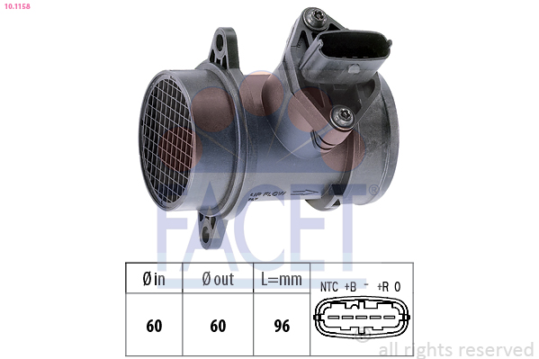 Senzor debit aer FACET 10.1158