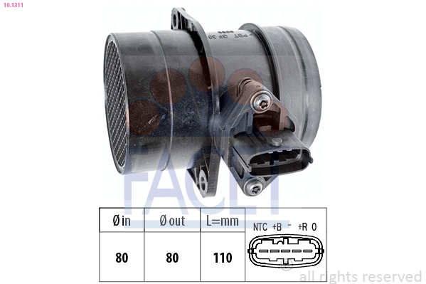 Senzor debit aer FACET 10.1311