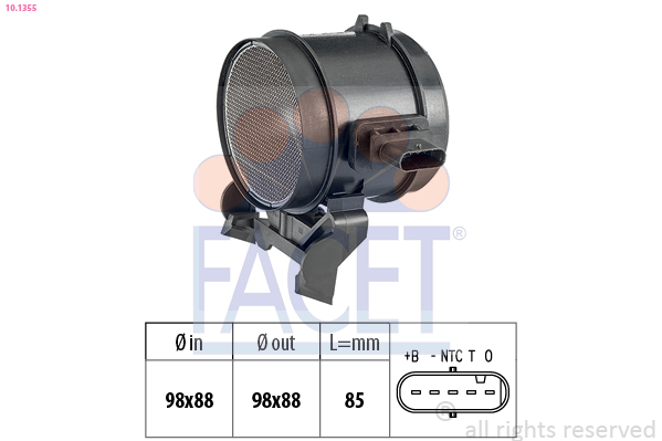 Senzor debit aer FACET 10.1355