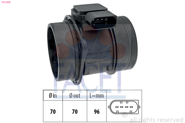 Senzor debit aer FACET 10.1358