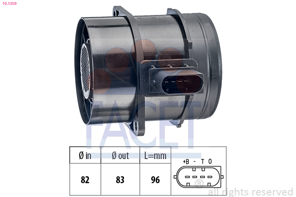 Senzor debit aer FACET 10.1359