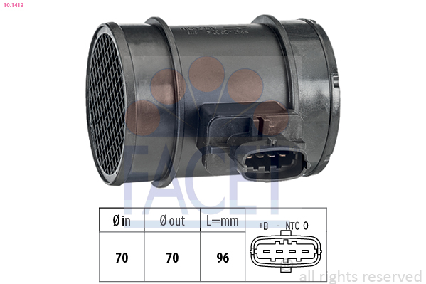 Senzor debit aer FACET 10.1413