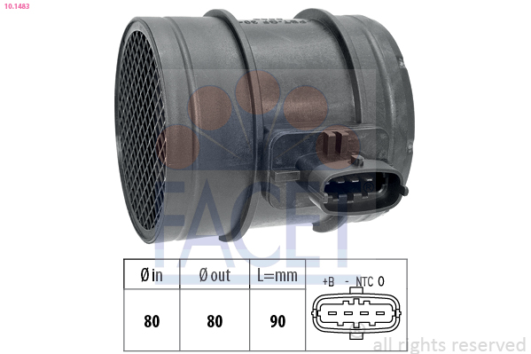 Senzor debit aer FACET 10.1483
