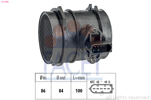 Senzor debit aer FACET 10.1499