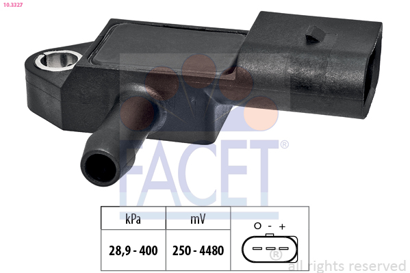 Senzor presiune aer VW GOLF VII Variant (BA5, BV5) 2.0 TDI  diesel 150 cai FACET 10.3327