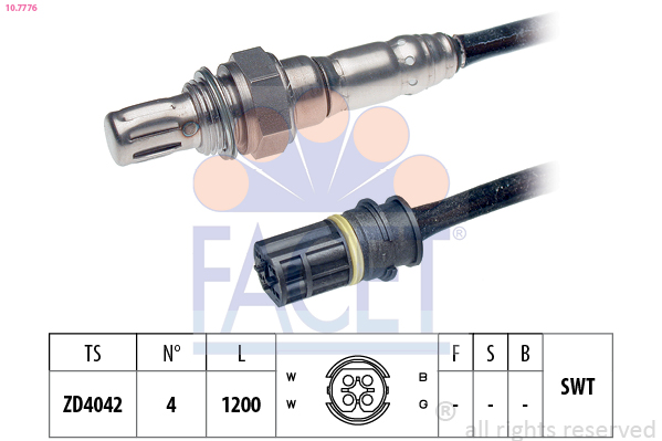 Sonda Lambda FACET 10.7776