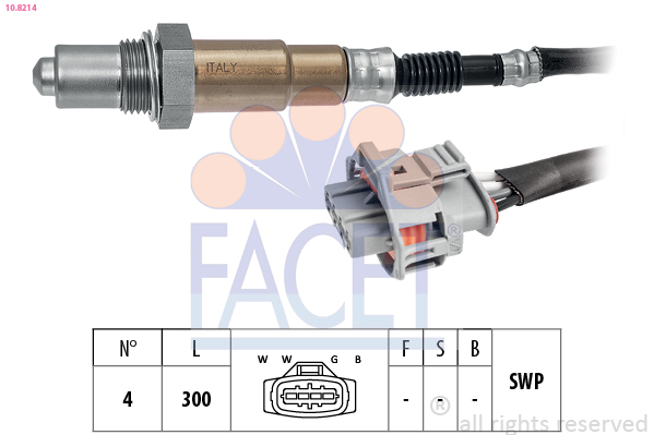 Sonda Lambda OPEL ASTRA G hatchback (T98) 1.6 (F08, F48)  benzina 84 cai FACET 10.8214