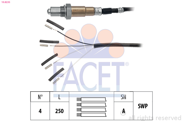 Sonda Lambda FACET 10.8235