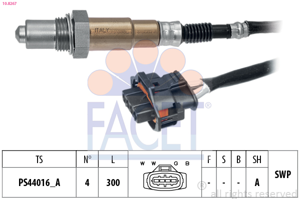 Sonda Lambda OPEL CORSA C (X01) 1.2 (F08, F68)  benzina 75 cai FACET 10.8267