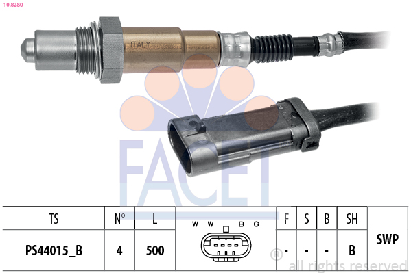 Sonda Lambda FACET 10.8280