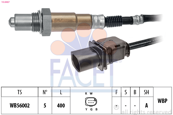 Sonda Lambda FACET 10.8467