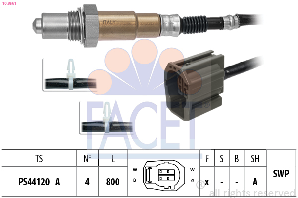 Sonda Lambda FACET 10.8561