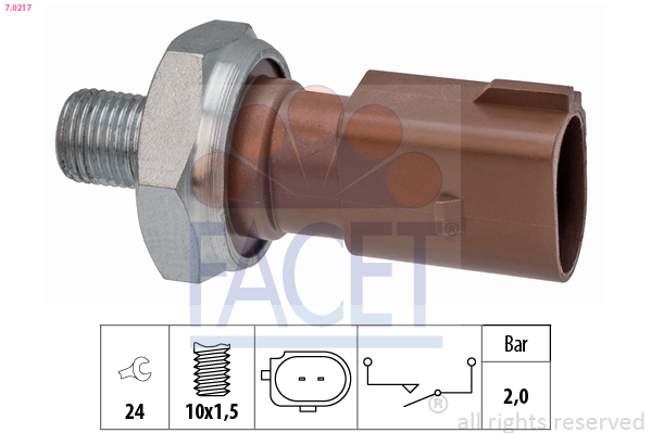 Senzor presiune ulei FACET 7.0217
