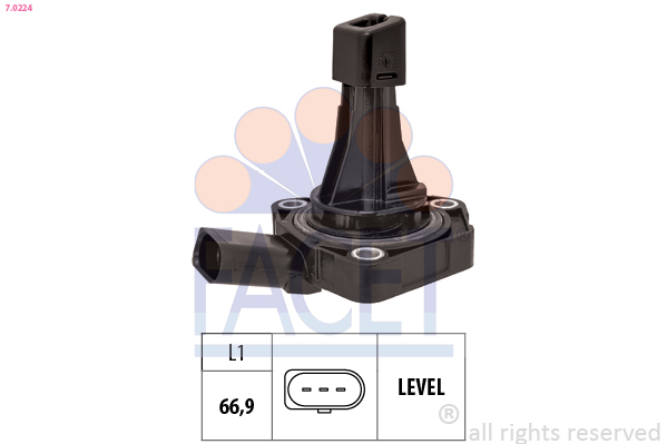 Senzor nivel ulei motor VW GOLF VII Variant (BA5, BV5) 2.0 TDI  diesel 150 cai FACET 7.0224