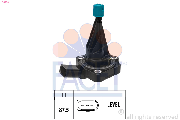 Senzor nivel ulei motor VW GOLF VII Variant (BA5, BV5) 2.0 TDI  diesel 150 cai FACET 7.0230