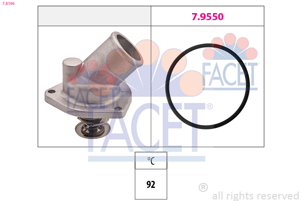 Termostat lichid racire FACET 7.8196