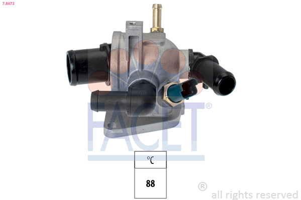 Termostat lichid racire OPEL ASTRA H (A04) 1.3 CDTI (L48)  diesel 90 cai FACET 7.8673