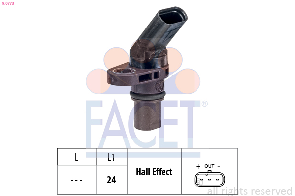 Senzor turatie VW GOLF VII Variant (BA5, BV5) 2.0 TDI  diesel 150 cai FACET 9.0773