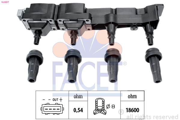 Bobina de inductie FACET 9.6307