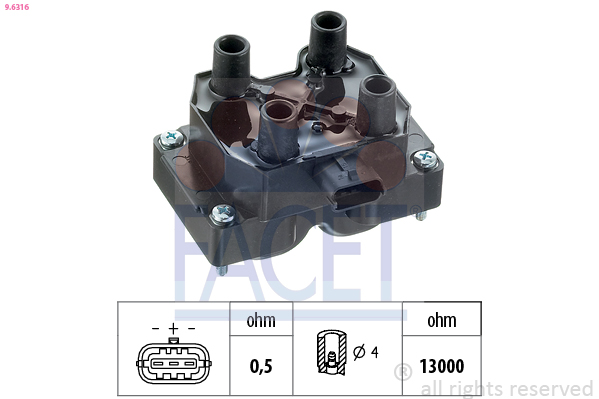 Bobina de inductie FACET 9.6316